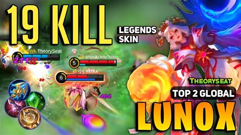 Legends Skin Lunox Best Build 2023 Lunox Top 2 Global Gameplay By