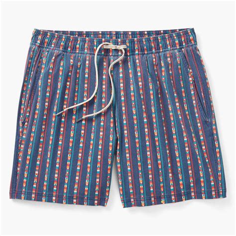 Fair Harbor Mens The Bungalow 5 Swim Trunks Sailing Stripe