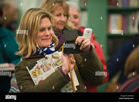 Antiques expert Kate Bliss queuing to have books signed by Mary Berry ...