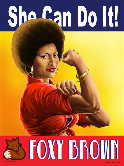 Foxy Brown Poster – Bob The Artist