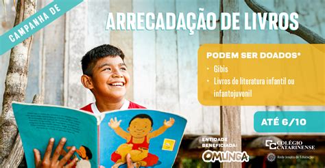 Colégio Catarinense retoma a Campanha de Doação de Livros Colégio