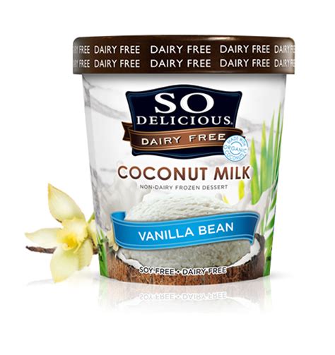 So Delicious Vanilla Bean Dairy Free Ice Cream So Delicious Coconut