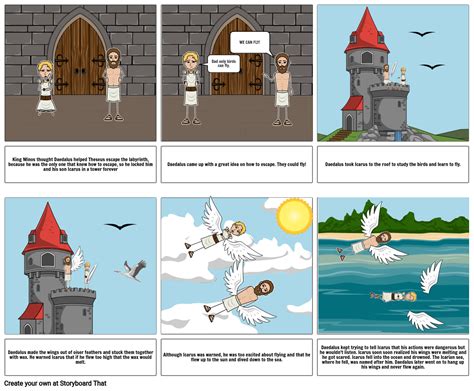 Icarus And Daedalus Story Board Storyboard By Fe A Cb