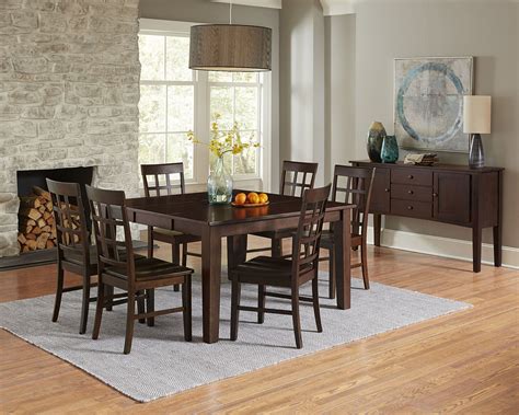 Haddigan Dark Brown Rectangular Extendable Dining Room Set From Ashley