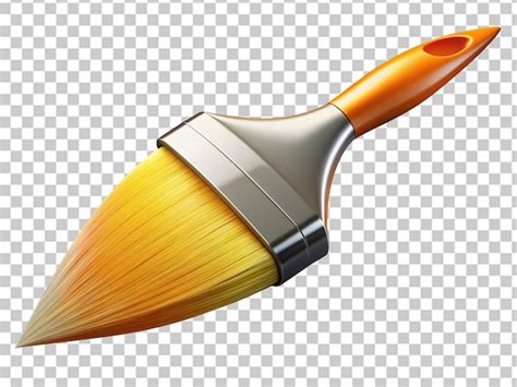 Premium PSD Paintbrush Isolated On Transparent Background