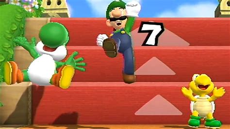 Mario Party 9 Step It Up 428 3 Vs 1yoshi Luigi Koopa Vs Wario Youtube