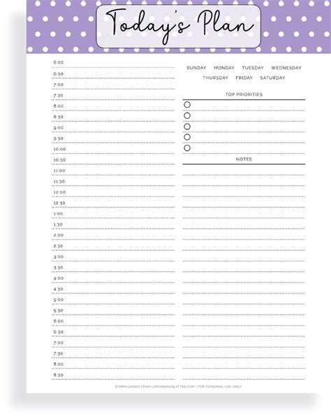 Cute Hourly Planners To Organize Your Daily Schedule