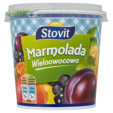 Stovit Marmolada wieloowocowa 470 g Zakupy online z dostawą do domu