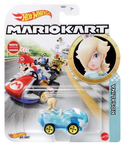 Mattel Hot Wheels Mario Kart Rosalina Birthday Girl Toy Vehicle