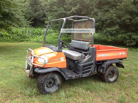 Kubota 900 Rtv Diesel 4x4 Utv Atv Better Than A Golf Cart Cheap Rates