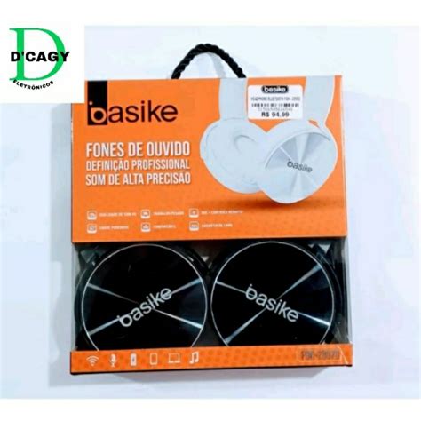 Fone De Ouvido Sem Fio Basike FON 2307D Shopee Brasil