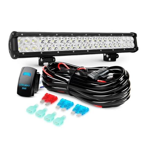 Nilight LED Light Bar 20 Inch 126W Spot Flood Combo Led Off Road Lights