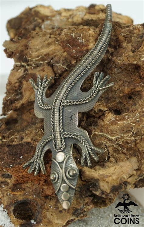 Vintage Lizard Gecko Sterling Gem