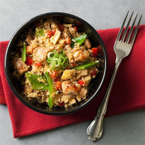 Cauliflower Chicken Fried Rice Recipe Eatingwell