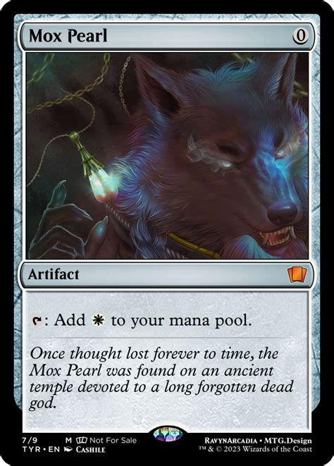 Mtg Mox Pearl By Ravynarcadia On Deviantart