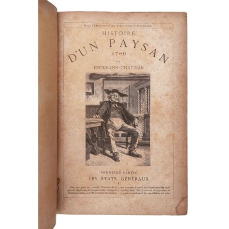 Livro Histoire Dun Paysan Por Erckm