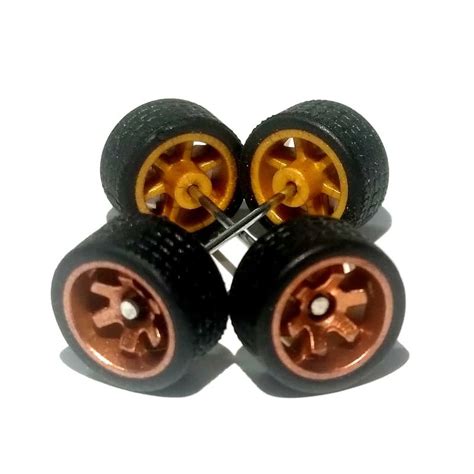 Jogo Roda Customiza O Mm Hot Wheels Jr Bronze Shopee Brasil