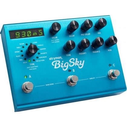 Strymon Bigsky Reverb Multidimensional Reverberator Multi Effect Pedal