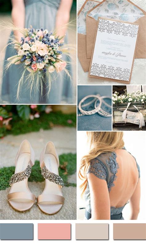 Kết hợp màu nude trang trí đám cưới dịu dàng Ngôi sao Wedding colors Wedding color schemes