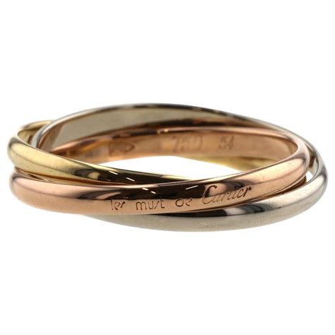 Love Cartier Trinity Golden Weißgold ref 822631 Joli Closet