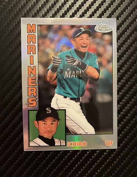 Ichiro Topps Chrome Mariners Refractor Yahoo