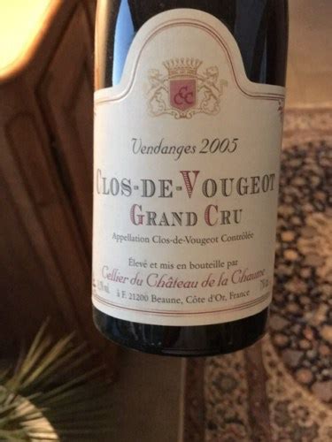 Cellier Du Ch Teau De La Chaume Clos De Vougeot Grand Cru Vivino