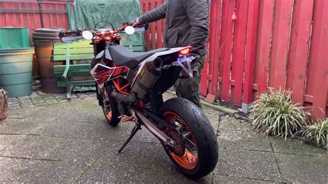 Ktm Smcr Full Akrapovic With Db Youtube