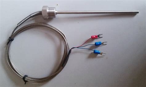 Platinum Resistance Stainless Steel Probe PT100 Temperature Sensor RH