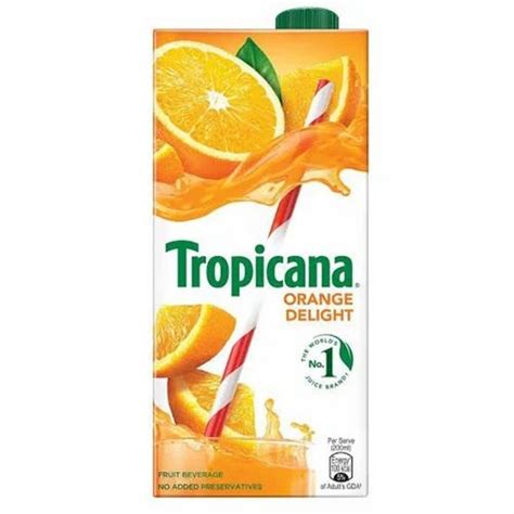 Tropicana Fruit Juice Orange Delight Packaging Type Tetrapack