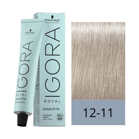 Schwarzkopf Tinte Igora Royal Tono De Mezcla Azul