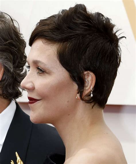 Maggie Gyllenhaal Black Pixie Haircut - Hairstyles
