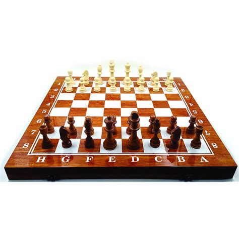 Antique Wooden Handcrafted Chess Set With Luxurious Chess Pieces