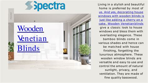 Ppt Bamboo Blinds Wooden Venetian Blinds Spectra Blinds