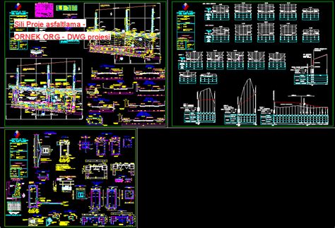 Ili Proje Asfaltlama Dwg Projesi Autocad Projeler