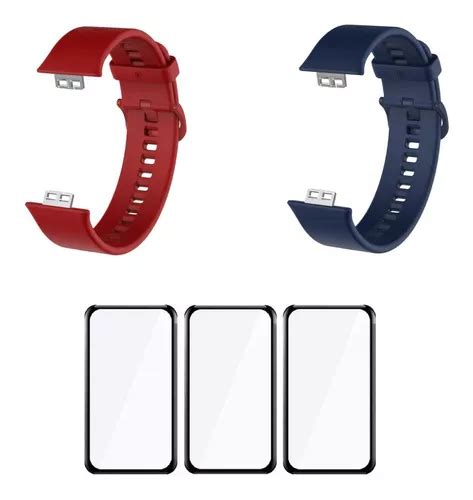 Pack Correas Huawei Watch Fit Pack Micas Tpu Premium Env O Gratis