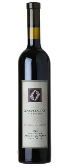 2003 Clark Claudon 10th Anniversary Estate Grown Napa Valley