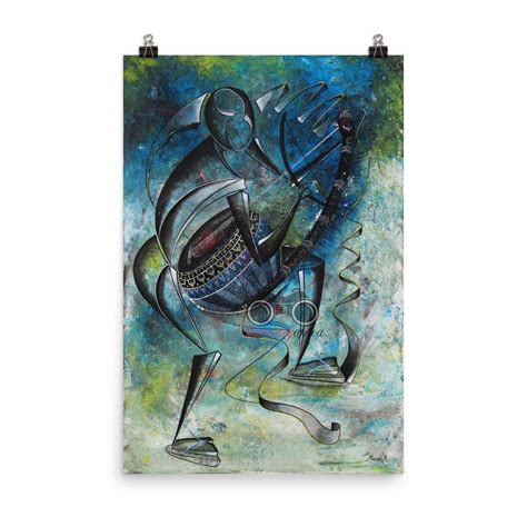 Zeze Instrument Poster Artbyabu