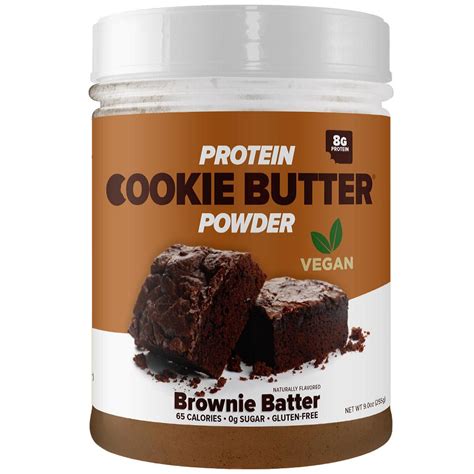 Flex Vegan Brownie Batter Cookie Butter Protein Powder The Blake Diet