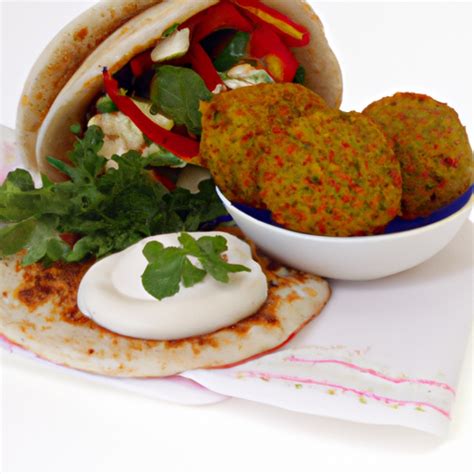 Falafel Halloumi Teller Rezept