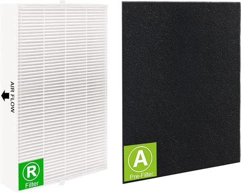 Hpa300 True Hepa Filter R And Activated Carbon Pre Filter Replacement Compatible With Honeywell