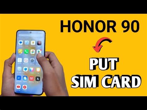 Honor 90 How To Put SIM Card Honor Mobile Sim Card Not Working How To