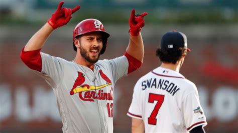 St Louis Cardinals Score Runs In First Inning Vs Atlanta Braves