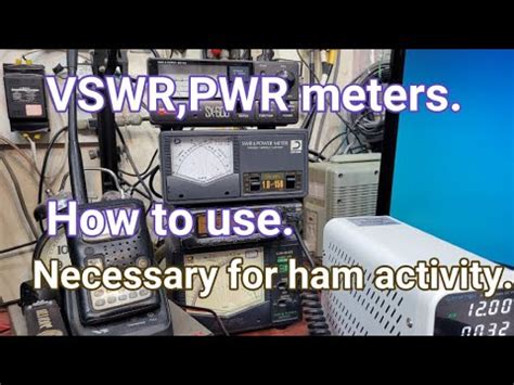 How To Use Swr Pwr Meters Youtube