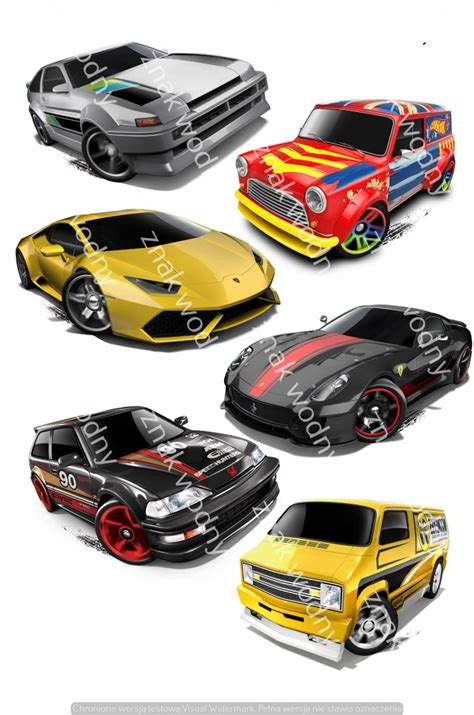 Wydruk OPŁATEK na tort SAMOCHODY hot wheels Allegro pl
