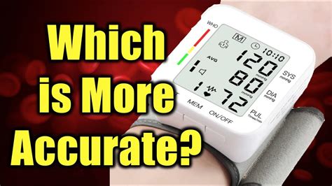 Wrist Or Arm Blood Pressure Monitors Which Is More Accurate YouTube