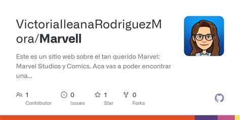 Github Victoriaileanarodriguezmora Marvell Este Es Un Sitio Web