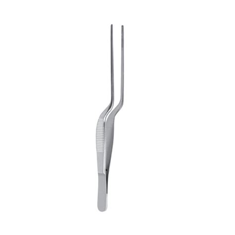 Bayonet Dressing Forceps Serrated Jaws 146mm Long Astraleus Surgical