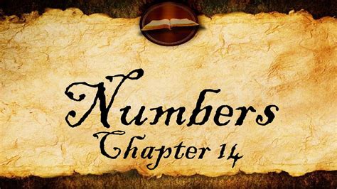 Numbers Chapter 14 Kjv Audio With Text Youtube