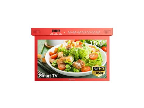 This under cabinet kitchen TV by Sylvox is ideal for video recipes