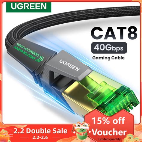 Ugreen Cat Rj Gaming Ethernet Cable Bandwidth Gbps Mhz High